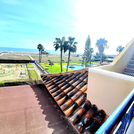 Atico 1ª Linea De Playa Dos Veramar 4 Playa Apartment *